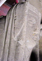 Chewton Mendip St Mary Henry Fitzroger 1350 tomb 1388 and wife Elizabeth Fitzroger 1388